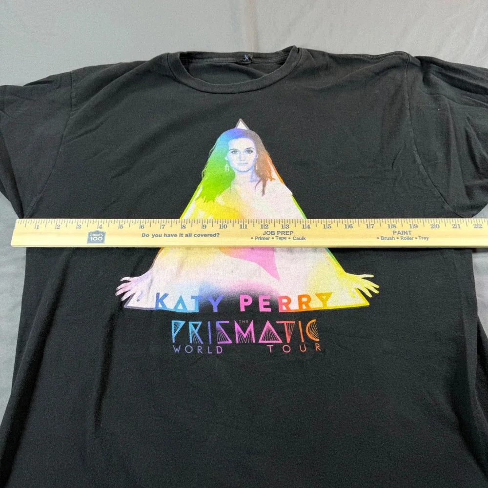 Katy Perry The Prismatic World Tour 2014 Concert T-Shirt Black XL
